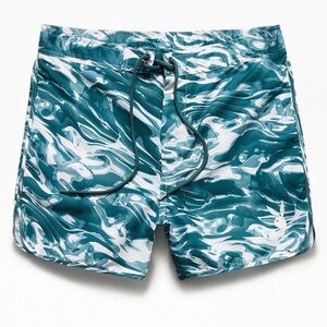 Playboy By PacSun 15" Liquid Blue & White Boardshorts
